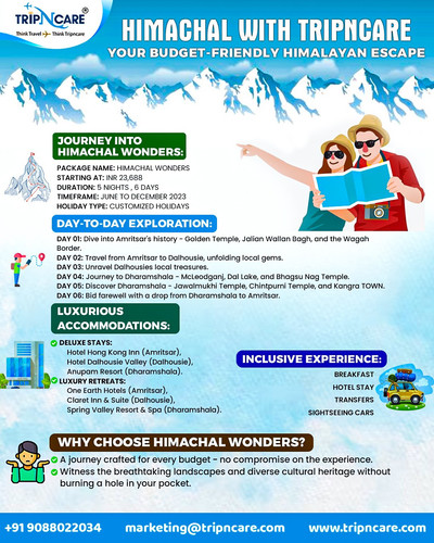 Budget Friendly Himachal Pradesh Tour Package by Tripncare.jpg