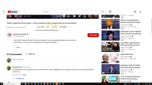 youtube UI problem with my account old layout.png
