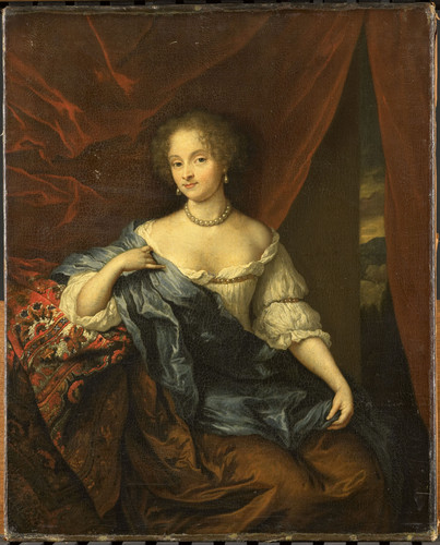 Netscher, Caspar Портрет женщины, как полагают, являющейся членом семьи Citters, 1674, 49 cm x 39 cm