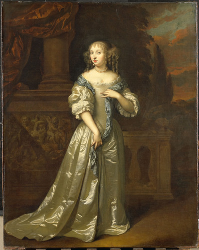 Netscher, Caspar Портрет Lady Philippina Staunton, жены Roelof van Arkel, 1668, 86,5 cm x 68,5 cm, Х