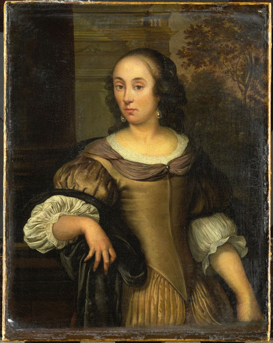 Neer, Eglon van der Портрет молодой женщины, 1670, 34 cm х 26,5 cm, Холст, масло