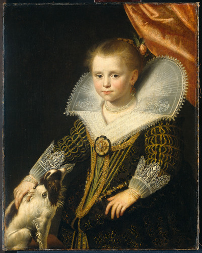 Moreelse, Paulus Портрет девушки, известной как 'Принцесса', 1623, 78 cm x 62,5 cm, Холст, масло