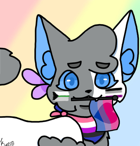 Here you go, Foamy! Enjoy, and happy purr-ide month!