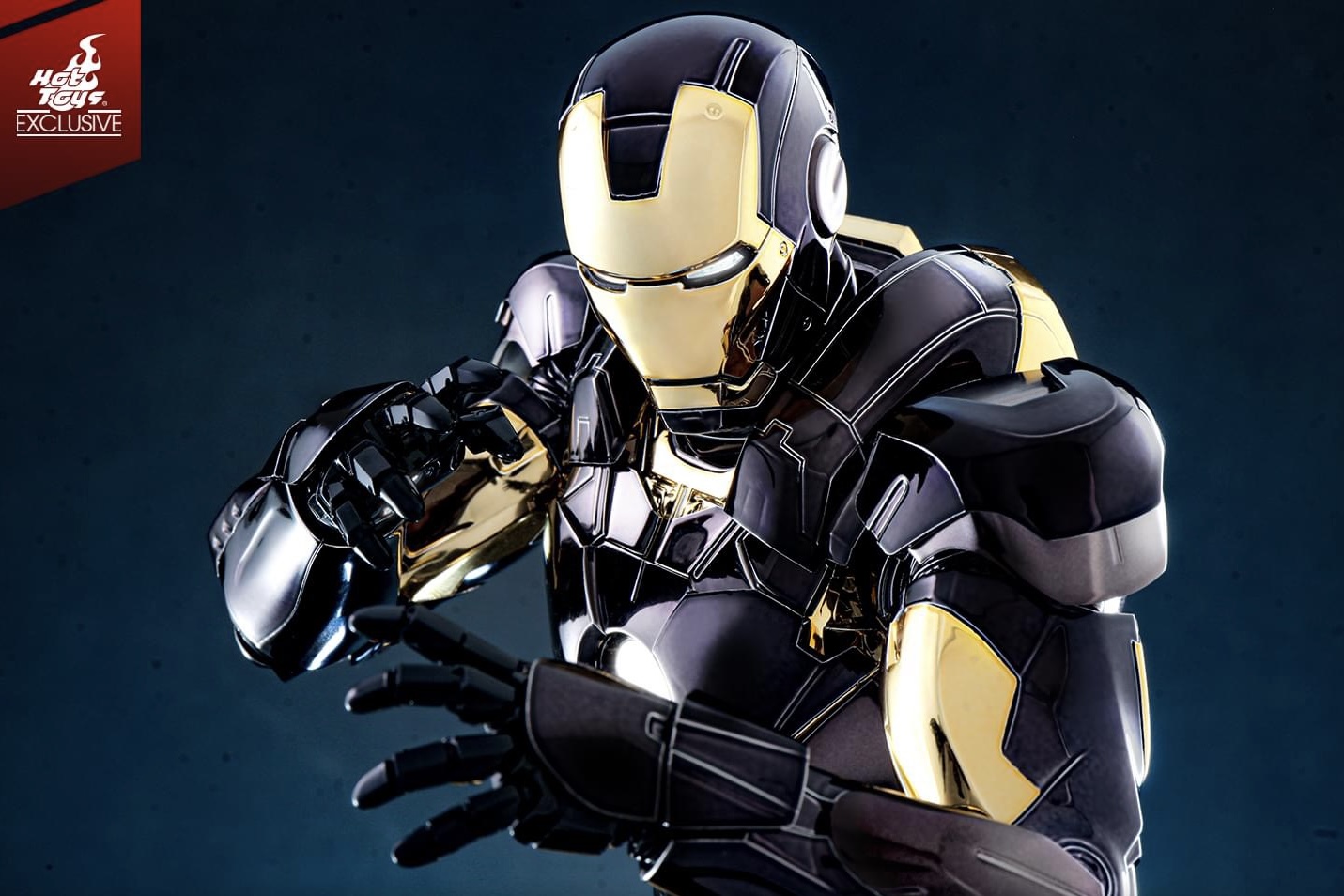The Avengers: Iron Man Mark VII (Black & Gold Version) by Hot Toys