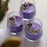 Scented Candle in Glass Lavender Scent