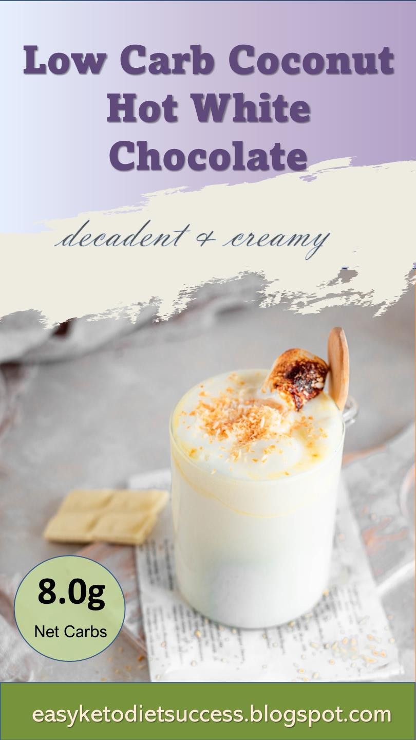 Low Carb Coconut Hot White Chocolate
