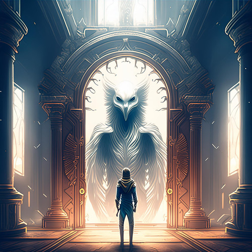 Firefly Dark fantasy realistic art. Hero step into the portal to capital city, but something went wr.jpg