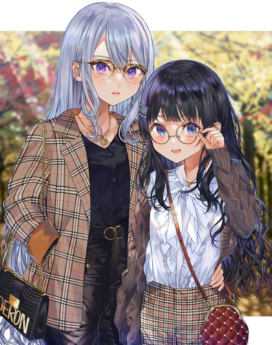 tsukino mito and higuchi kaede nijisanji drawn by ya ka n 0c0e636388969108acf98b5e479cd55d.jpg