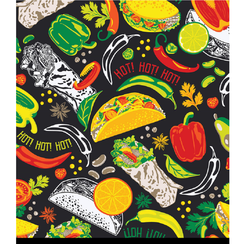 APR0105 4762 Chili Peppers and Tacos Utility Apron Pattern.png