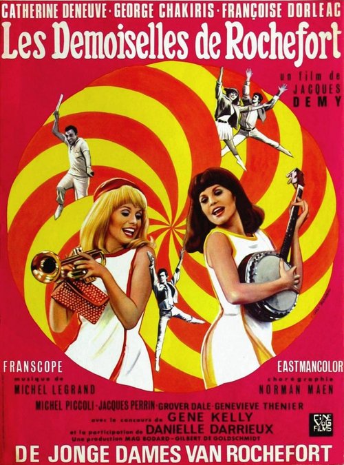 Panienki z Rochefort / Les demoiselles de Rochefort (1967) PL.1080p.WEB-DL.H264-wasik / Lektor PL