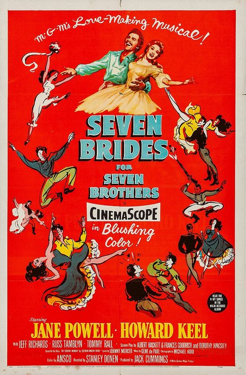 Siedem narzeczonych dla siedmiu braci / Seven Brides for Seven Brothers (1954) PL.1080p.WEB-DL.H264-wasik / Lektor PL