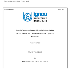 Ignou Project Reports.png