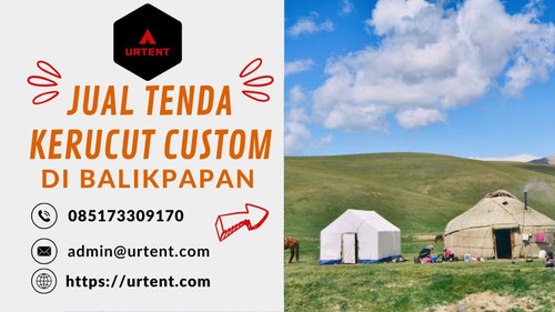 Selamat datang di layanan Tenda Kerucut Custom kami di Balikpapan! Kami siap membantu Anda menghadirkan acara luar biasa dengan sentuhan pribadi. Tenda kerucut adalah pilihan yang sempurna untuk acara-acara seperti pesta ulang tahun, pernikahan, acara perusahaan, atau festival lokal.

? Kustomisasi Tidak Terbatas: Pilih warna, desain, dan ukuran yang sesuai dengan tema acaramu. Kami akan membuat tenda yang sempurna sesuai keinginanmu.

?️ Kualitas Terbaik: Tenda kami tahan cuaca, kokoh, dan nyaman digunakan di dalam maupun di luar ruangan. Kami hanya menggunakan bahan berkualitas tinggi.

? Hubungi Kami Sekarang!: Untuk informasi lebih lanjut, hubungi kami di WhatsApp [085173309170]. Kami siap membantu dan menjawab semua pertanyaanmu.

? Pesan Sekarang: Kirim email ke admin@urtent.com untuk mendapatkan penawaran harga dan memesan tenda impianmu.

Dengan Tenda Kerucut Custom, acaramu akan menjadi sorotan utama. Jangan ragu untuk menghubungi kami sekarang dan ciptakan momen tak terlupakan! ? #TendaKerucutBalikpapan #CustomTenda #EventBalikpapan