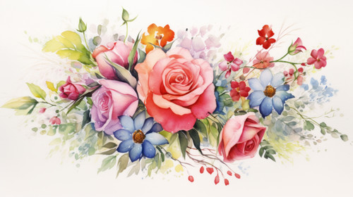 Flowers bouquet watercolor paint 00323 01.jpg