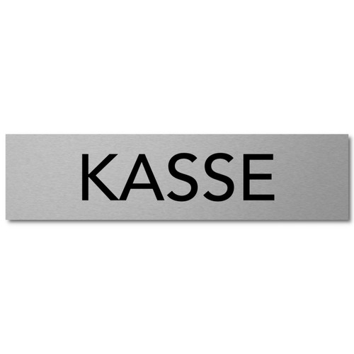 interluxe tuerschild kasse 200x50x3mm schild aus aluminium fuer den verkauf hinweisschild fuer kunde.jpg