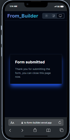 Next.js Full stack Form builder