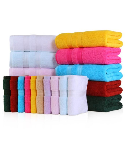 Indulge in luxury with our Multi Colored Solid Towel Set. Vibrant hues, plush fabric, and durability for a stylish and cozy bathroom upgrade. Log on to: https://www.towelmanufacturerusa.com/product/multi-colored-solid-towel-set/