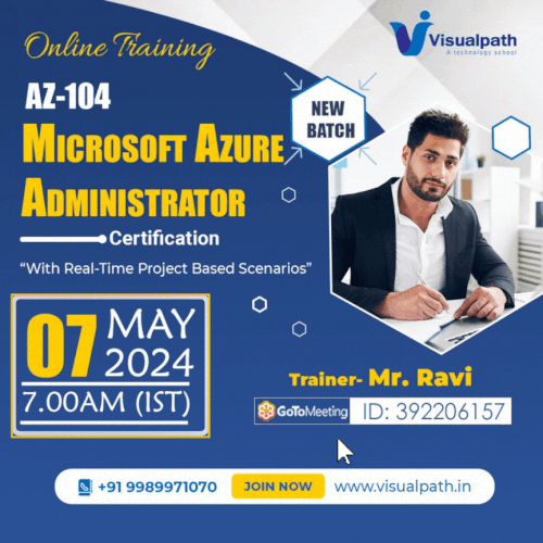 Join Now: https://meet.goto.com/392206157
Attend Online New Batch On Microsoft Azure Administrator by Mr. Ravi.
New Batch on: 7th May 2024 @ 7:00 AM (IST).
Contact us: +919989971070.
WhatsApp: https://www.whatsapp.com/catalog/919989971070/
Visit: https://www.visualpath.in/windows-azure-online-training.html