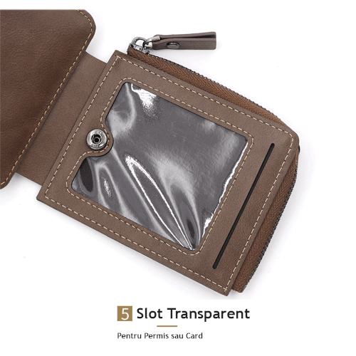 portofel de barbati pentru barbati portmoneu de piele naturala handmade lucrat manual cadou
