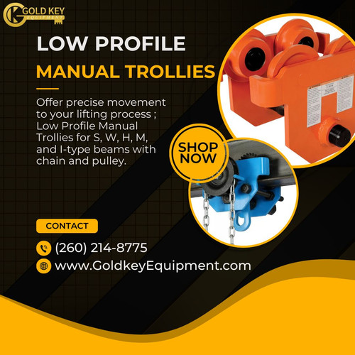 Effortless Movement: Gold Key Equipment's Low Profile Manual Trollie.jpg