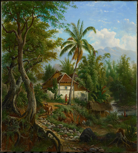 Kerkhoff, Maurits E.H.R. van den Индийский пейзаж, 1900, 53,2 cm х 48,2 cm, Холст, масло