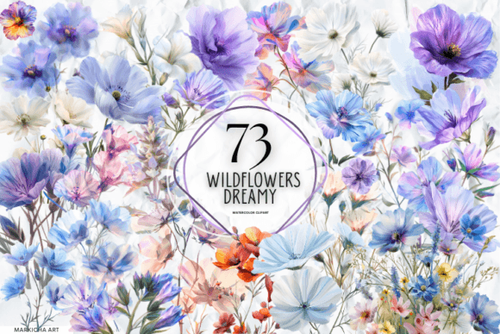 Dreamy Wildflowers Clipart Graphics 95152702 1 580x387.png