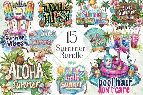 Summer Bundle Sublimation Clipart Graphics 96054802 1 580x387.jpg