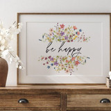 Flowers Frame Border, Banner, Drawing