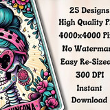 Funny Skeleton Tarot Card Sublimation3