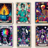Funny Skeleton Tarot Card Sublimation7