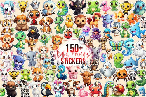 150 Cute Baby Animals Stickers Graphics 87399436 1 580x386.jpg