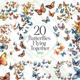 Butterflies Flying Together Sublimation Graphics 96420249 1 580x387
