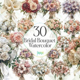 Bridal Bouquet Watercolor Sublimation Graphics 96261233 1 580x387