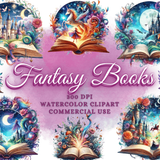 Fantasy Books Clipart Magic Book Png Graphics 88731450 1 580x435