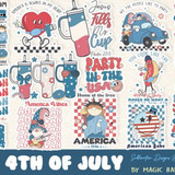 Retro 4th Of July sublimation bundle Graphics 95530966 1 1 580x387