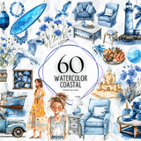 Summer Coastal Clipart Graphics 96461173 1 580x387
