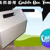 Gable Box Canva Template SVG PNG Graphics 91979215 1 580x387