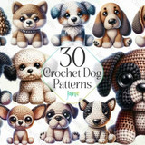 Crochet Dog Patterns Sublimation Bundle Graphics 94654176 1 580x387