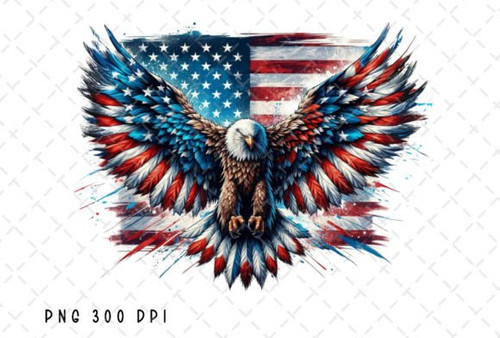 Eagle USA Flag Patriotic 4th of July PNG Graphics 95162254 580x392.jpg