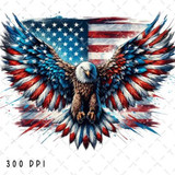 Eagle USA Flag Patriotic 4th of July PNG Graphics 95162254 580x392