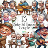 Cute Happy Old Couple Sublimation Graphics 94349974 1 580x387