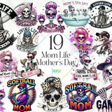 Mom Life Mothers Day Sublimation Bundle Graphics 94137010 1 580x387