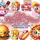 Kawaii Food Clipart Kawaii Clipart Png Graphics 92911854 1 580x435