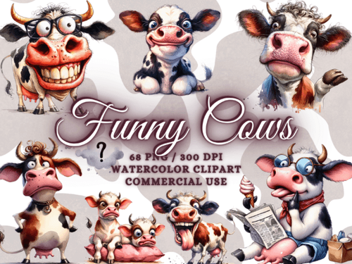Funny Cows Clipart Cute Cow Png Farm Png Graphics 91476868 1 580x435.png