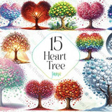 Heart Tree Sublimation Clipart Graphics 89754828 1 580x387