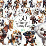 Whimsical Funny Dog Sublmation Bundle Graphics 91346738 1 580x387