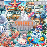 Summer Beach Bundle Sublimation 58 PNG Graphics 95505359 1 580x387