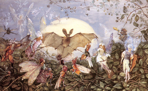 Fitzgerald John Anster Fairy Hordes Attacking A Bat