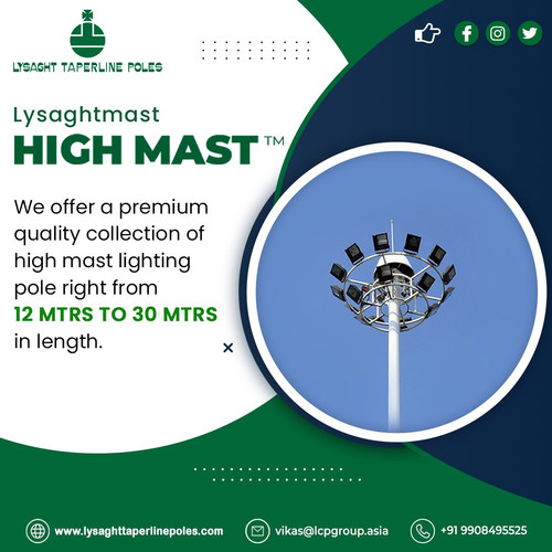 Best high mast lighting poles manufacturer and supplier in India.jpg