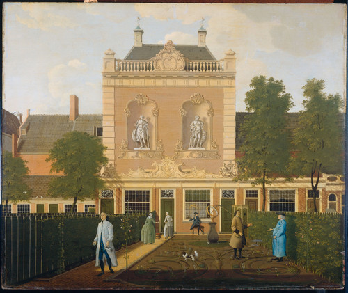 Keun, Hendrik Городской сад и конюшня, принадлежащие Nicolaas Doekscheer и Elisabeth Groen, 1772, 53